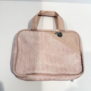 Women’s Woven Light Pink Handbag